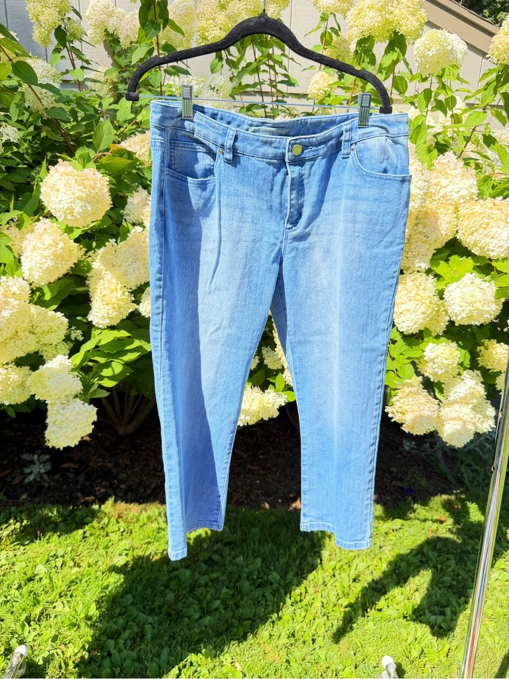 Michael Kors Light Blue Ankle Jeans